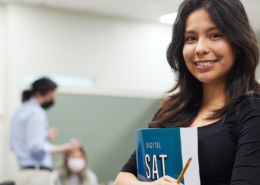 C2 student preparing for SAT exam