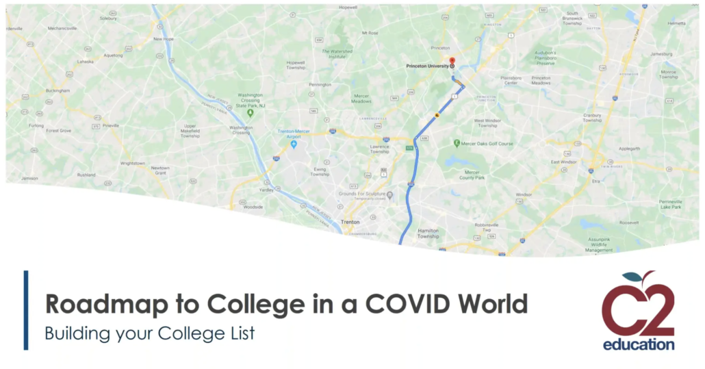 webinar graphic about building your perfect college list