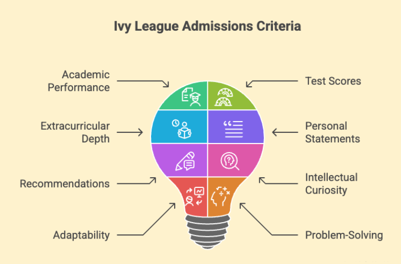 Ivy League Admissions Criteria Chart