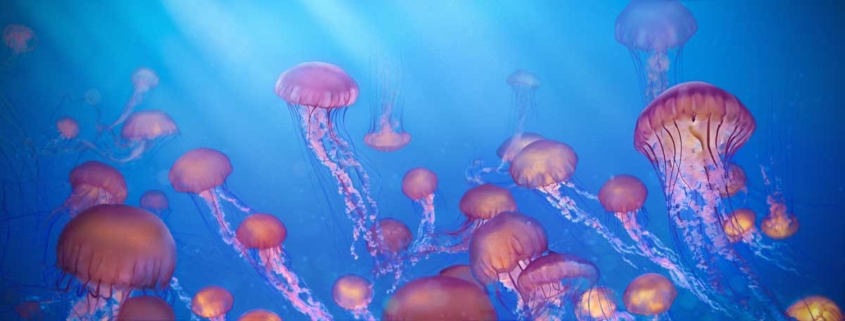 a school of jellyfish in search of tutoring