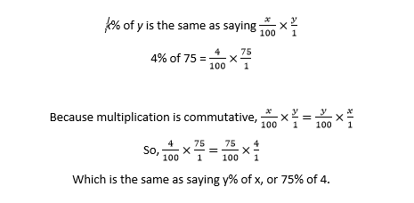 This formula illustrates the math hack calculation.