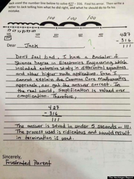 Common core makes simple math complicated. Let C2 help you with your Common Core math.