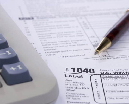 tax form 1040 pen calculator